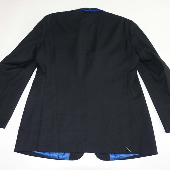 Billy London Men's Suit Jacket Size 44 Long Black 2 Button Sports Coat Blazer L - Picture 5 of 8